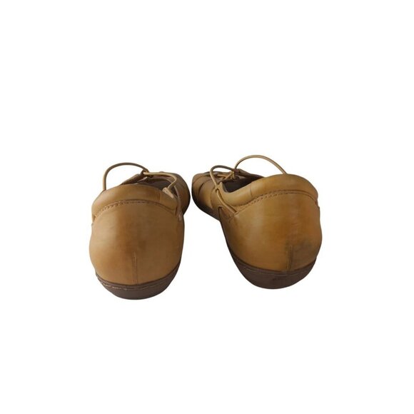 Earth Aloha Sandal Womens 9B Amber Yellow Open Slip On Casual Flats - Picture 3 of 10